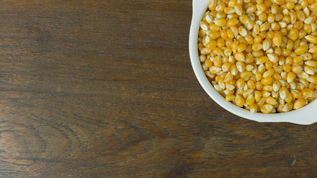 The corn seeds close up background image.の写真素材