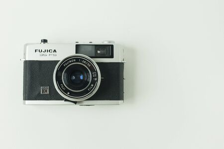 6 September 2018/ BANGKOK / THAILAND  VINTAGE  FILM CAMERA  FUJICA 35 FSのeditorial素材
