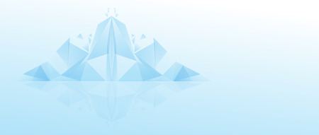 The abstract blue graphic for background content.のイラスト素材