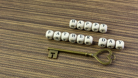 The wooden text  for father day content close up image.の写真素材