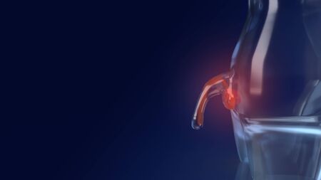 The male sex organ penis 3d rendering for medical concept.の写真素材