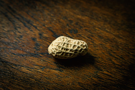 The peanuts in a shell texture  for food content.