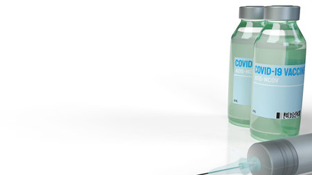 The virus business chart for business content 3d rendering.