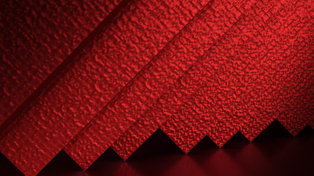 Abstract red for  background 3d rendering.