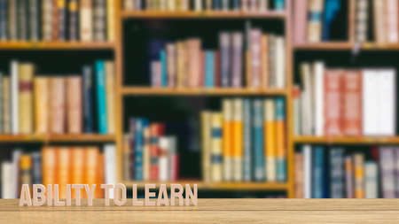 The ability to learn word for business or education skill concept 3d renderingの写真素材