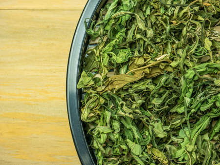 cannabis dry leaf for medical or food conceptの写真素材