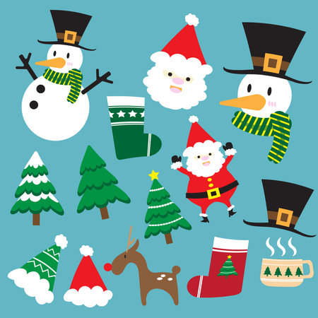 The Christmas vector  image for holiday conceptのイラスト素材