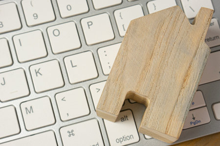 wood home for building or property concept.  wood home for saving or earn.  wood home for family dream or rent and sold.の写真素材