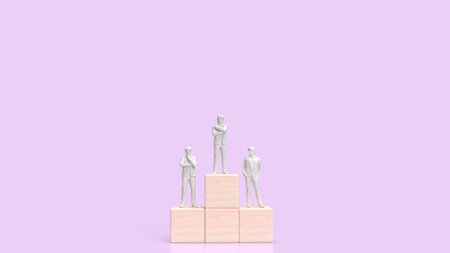 Business podium for challenge concept 3d renderingの写真素材