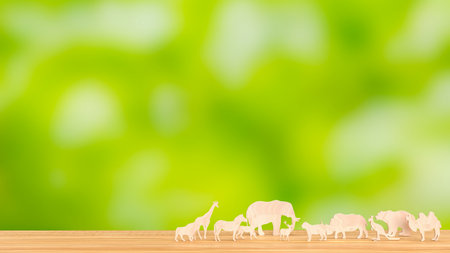 Animal species are groups of animals that share certain characteristics and can interbreed to produce fertile offspring. These characteristics include physical traits, behaviors, and genetic makeup.の写真素材