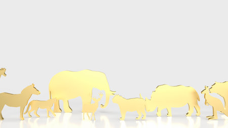 Animal species are groups of animals that share certain characteristics and can interbreed to produce fertile offspring. These characteristics include physical traits, behaviors, and genetic makeup.の写真素材