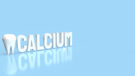Calcium is a mineral that is essential for many biological processes in the human body. It is the most abundant mineral in the body, and around 99% of it is stored in bones and teeth.の写真素材
