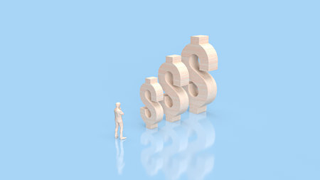 The dollar symbol is a widely recognized symbol used to represent various currencies, most notably the United States dollar (USD). The symbol for the dollar is "$,"の写真素材