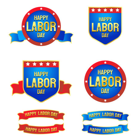 Labor Day is a public holiday celebrated in several countries, including the United States, to honor the contributions and achievements of workers and the labor movement.のイラスト素材