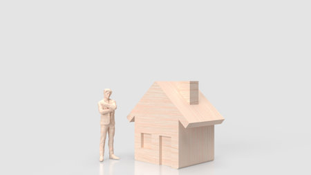 A building is a constructed structure designed for human use or occupancy. Buildings come in various shapes, sizes, and types, serving different purposes ranging from residential to commercial.の写真素材