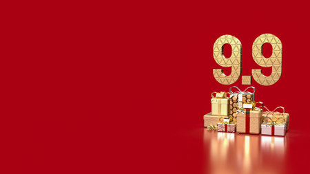 9.9 promotion of 9 month  for shopping concept