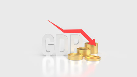 Gross Domestic Product (GDP) is a key economic indicator that measures the total monetary value of all goods and services produced within a country's borders over a specific period of time.の写真素材