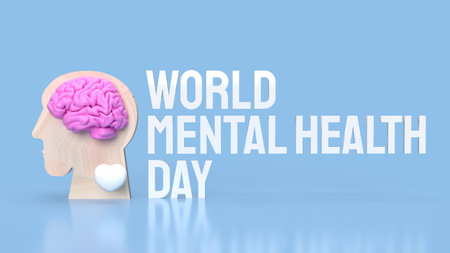 World Mental Health Day is observed annually on October 10th to raise awareness and promote understanding of mental health issues around the world.の写真素材
