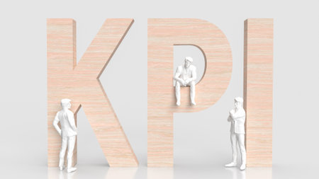 KPI, which stands for Key Performance Indicator, is a crucial tool in business management and performance measurement.の写真素材