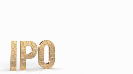 Initial Public Offering (IPO) is a significant financial event in which a private company transforms into a public company by offering its shares to the general public for the first time.の写真素材