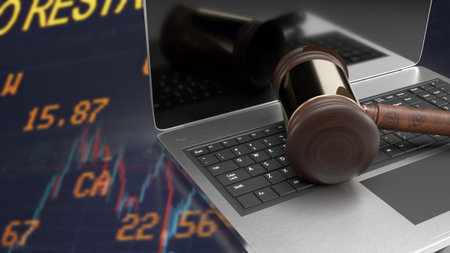 Information Technology Law, often abbreviated as  IT law, refers to a specialized field of law that addresses legal issues and regulations related to technology, information, computer systemsの写真素材