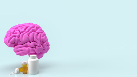 "Brain medical" refers to the field of medicine that focuses on the study, diagnosis, treatment, and disorders affecting the brain and the central nervous system (CNS).の写真素材