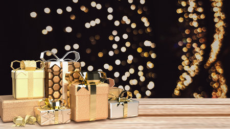 A "gift celebration" refers to an event or occasion where the giving and receiving of gifts play a central role.の写真素材