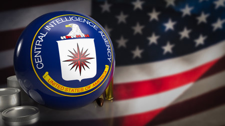 The CIA, or Central Intelligence Agency, is the principal foreign intelligence agency of the United States government. Established in 1947 through the National Security Act.の写真素材