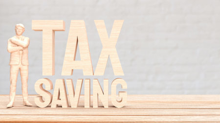 Tax-saving refers to legally reducing one's tax liability by utilizing provisions, deductions, exemptions, or investments allowed under the tax laws of a particular country.の写真素材