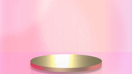 A podium is a raised platform or stand that provides an elevated surface for a speaker, presenter, or performer to stand on while addressing an audience.の写真素材