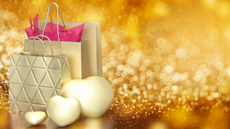 A shopping bag is a type of bag designed for carrying items purchased during shopping, typically from retail stores. These bags come in various shapes, sizes, and materialsの写真素材