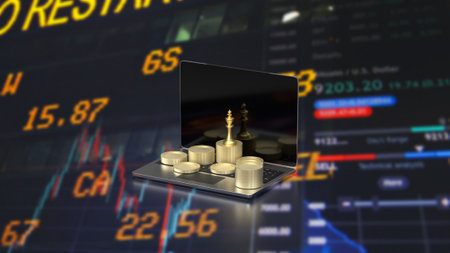 In the game of chess, the king is the most important and central piece. It is the piece that must be protected at all costs, as its capture results in the loss of the game.の写真素材