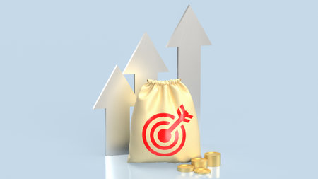 A money bag is a container designed for holding and transporting money, typically coins and banknotes. Throughout history, the money bag has evolved in design, material.の写真素材