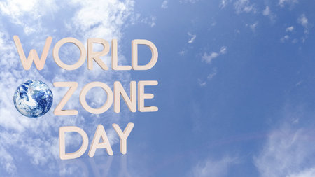 World Ozone Day, officially known as the International Day for the Preservation of the Ozone Layer, is observed on September 16th each year.の写真素材