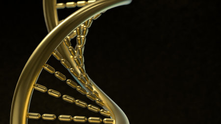 DNA  Deoxyribonucleic Acid is the molecule that carries the genetic instructions used in the growth, development, functioning, and reproduction of all living organisms and many viruses.の写真素材