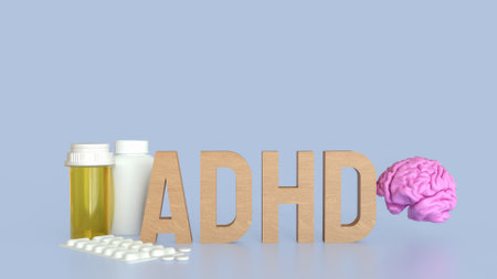 ADHD  Attention Deficit Hyperactivity Disorder  is a neurodevelopmental disorder that affects both children and adults, characterized by persistent patterns of inattention, hyperactivity.の写真素材