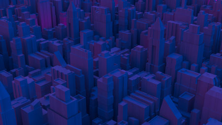 City Building for architectural  or Business concept 3d rendering.の写真素材