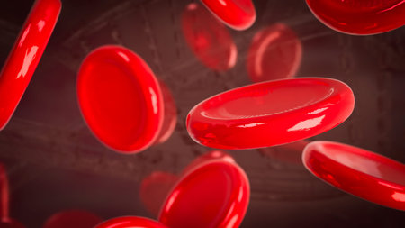 Cell Blood for medical or sci concept 3d Rendering.