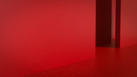 RED Texture for Background or Abstract concept 3d Rendering.
