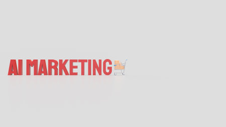 The AI market refers to the global industry developing and applying artificial intelligence technologies across various sectors and applications.の写真素材