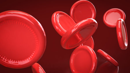 Cell Blood for Sci or Health concept 3d Rendering.