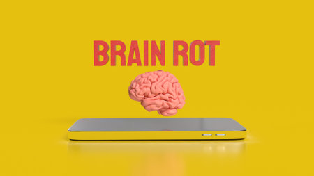 Brain Rot for Technology concept 3d Rendering.の写真素材