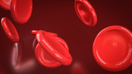 Cell Blood for Sci or Health concept 3d Rendering.の写真素材