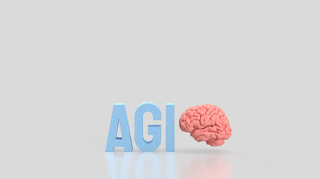 It refers to an advanced form of artificial intelligence that can learn, think, analyze, and solve a wide range of problems just like a human. It is not limited to one specific task.の写真素材