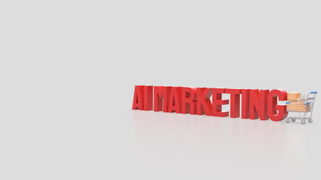 The AI market refers to the global industry developing and applying artificial intelligence technologies across various sectors and applications.の写真素材