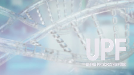 UPF or Ultra Processed Food 3d Rendering.の写真素材