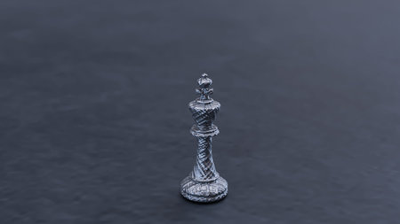 King Chess for Business concept 3d Rendering.