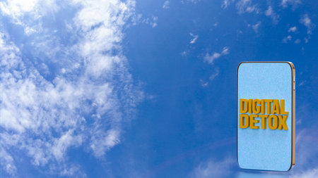 Digital Detox for technology concept 3d Rendering.の写真素材