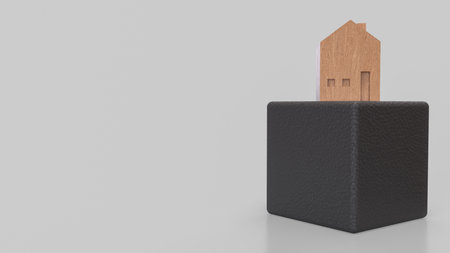 House for Property or Building Business 3d Rendering.の写真素材