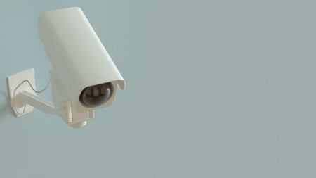 Camera CCTV for Security concept 3d Rendering.